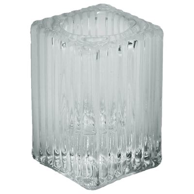 DIVA RECT CANDLE HOLDER 6X4CM