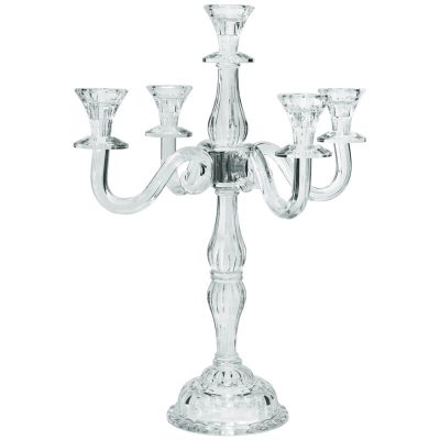 TEMPO 5 ARM CRYSTAL CANDELABRA 50