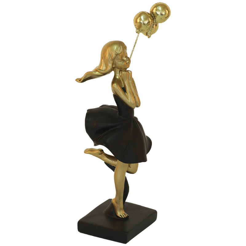 GIRL HUGGING BALLOONS 24CM - Image 3