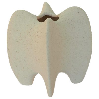 BIA OFF WHITE VASE 11CM