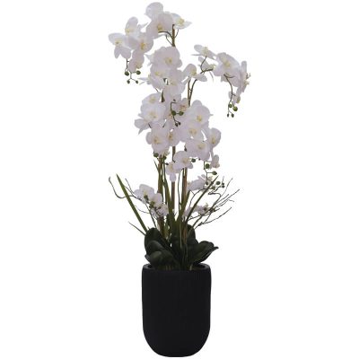 REAL TOUCH WHITE ORCHID/POT 150CM