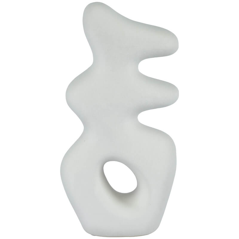 WHITE DALI SCULPTURE 28X14CM