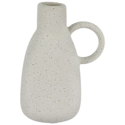 TUSCAN CREAM HANDLED VASE 13CM