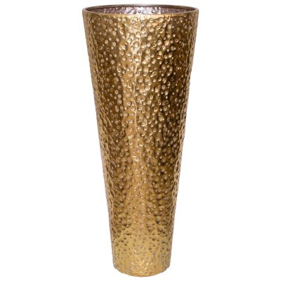 HAMMERED THULO VASE 91X38CM