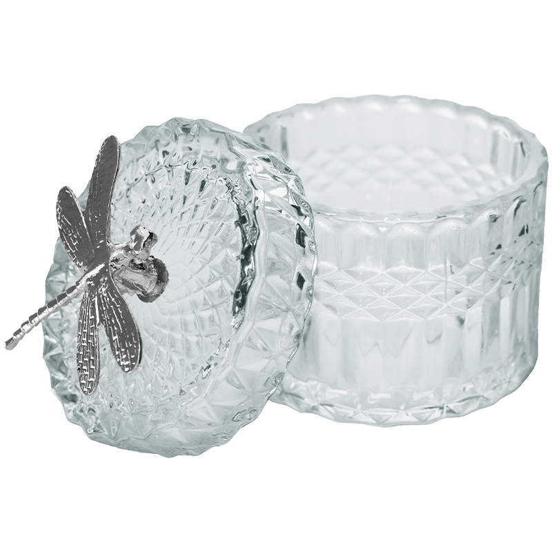 CLEAR TRINKET SILVER DRAGONFLY 11 - Image 2