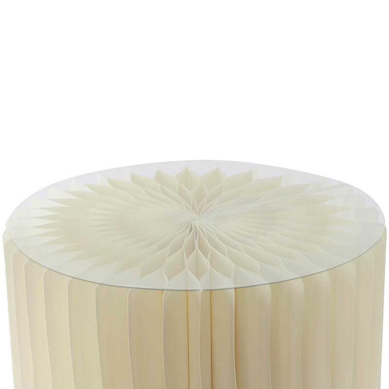 IVORY WHITE DISPLAY STAND 80X40CM - Image 3
