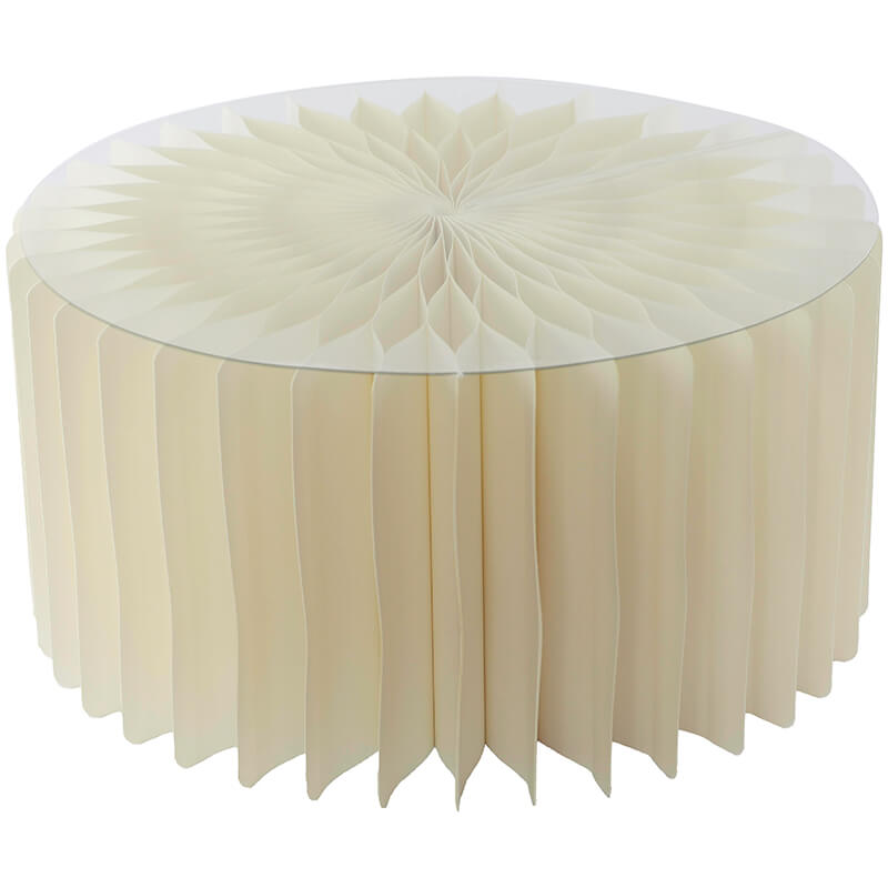 IVORY WHITE DISPLAY STAND 20X40CM