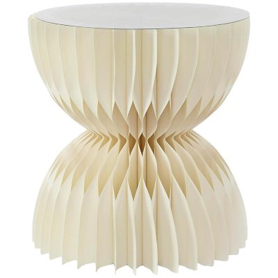 IVORY WHITE DISPLAY STAND 40X38CM