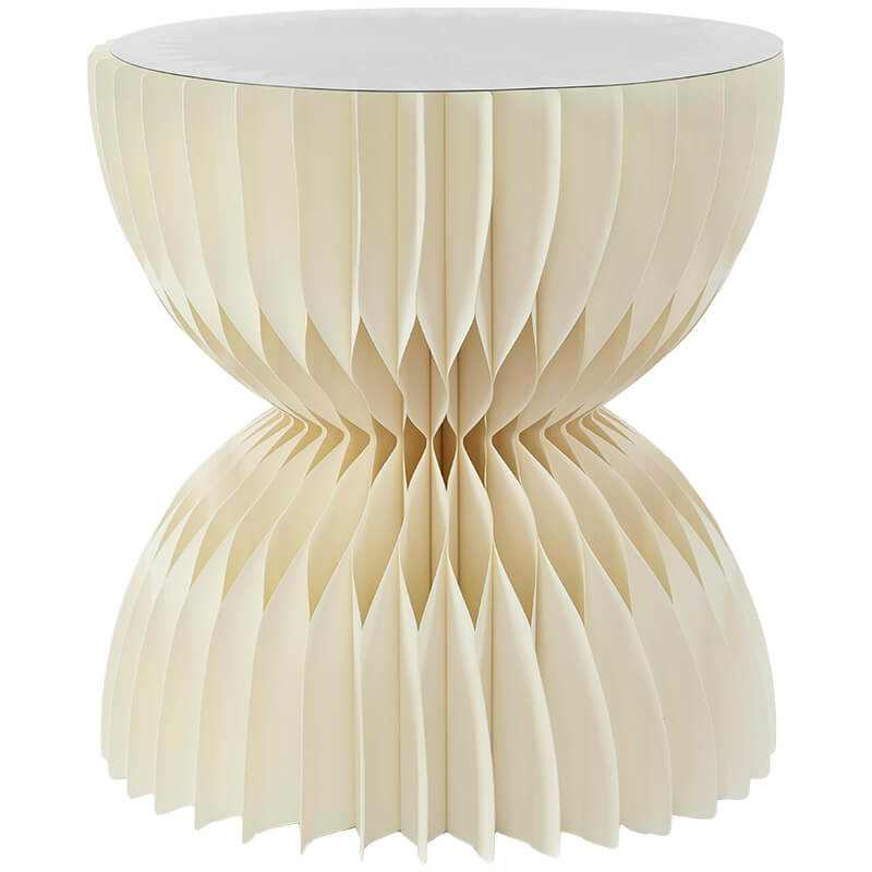 IVORY WHITE DISPLAY STAND 40X38CM