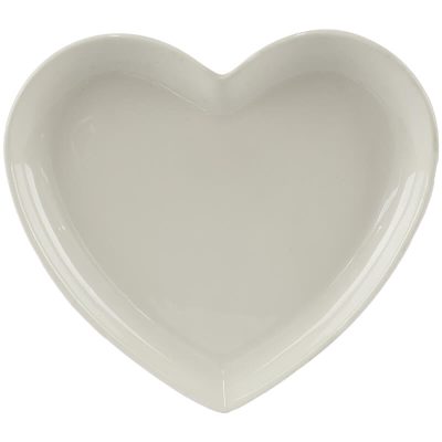 AMORE HEART TRINKET PLATE 18X16CM