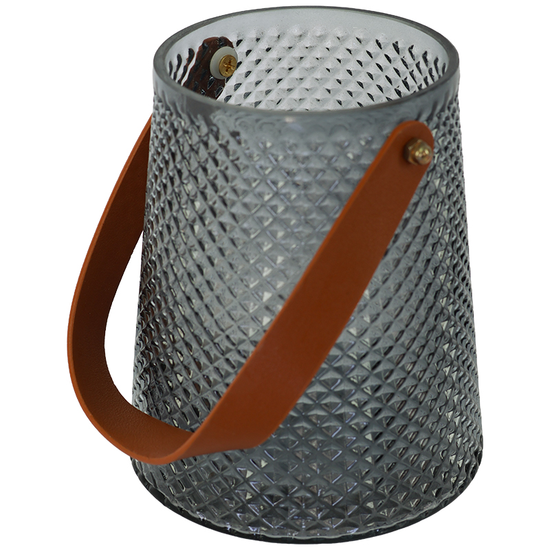 GREY MINI LANTERN 15X13CM - Image 2
