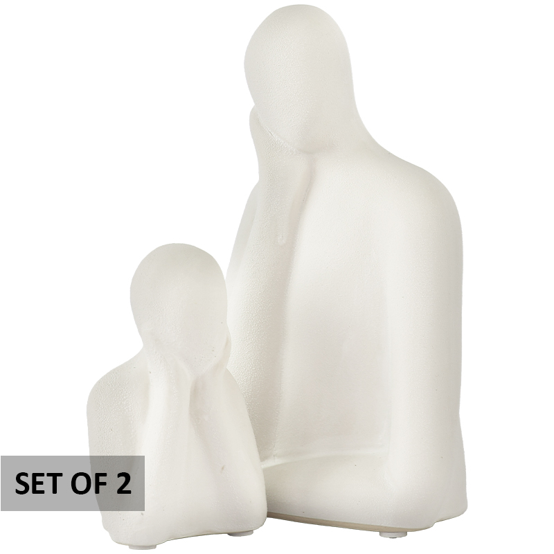 THINKING FIGURINE 20CM/11CM SET/2 - Image 3