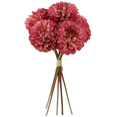 PINK ZINNIA BOUQUET 40CM