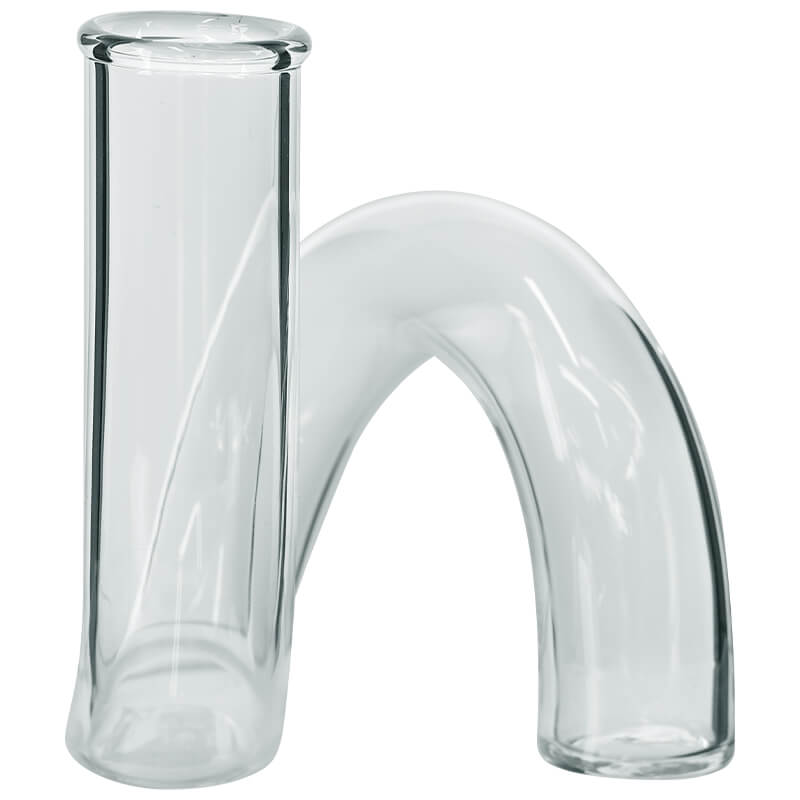 CLEAR TWIST VASE 12CM