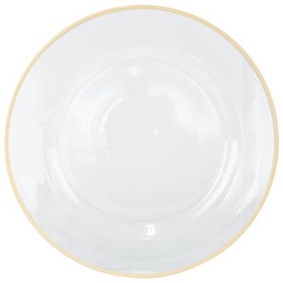 SOLITO CHARGER PLATE IVORY RIM 33