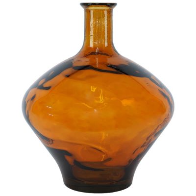 AMBER JARRON MEGUINO VASE 46CM