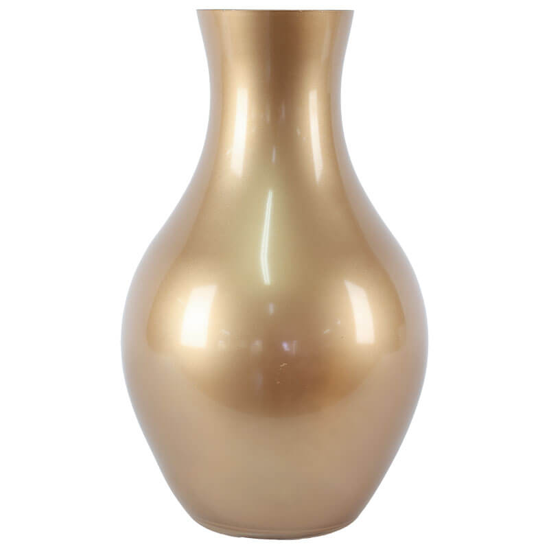 MEDIO OLD GOLD VASE 40CM - Image 2