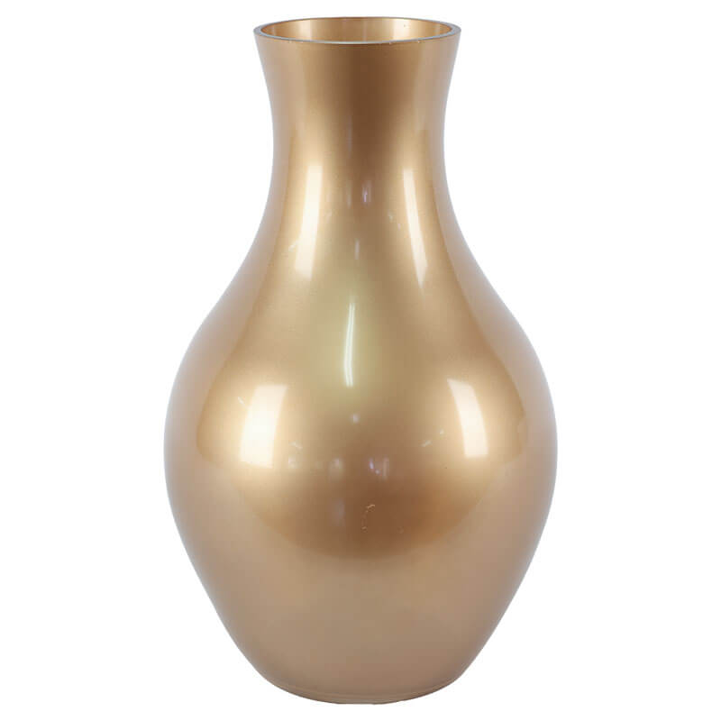 MEDIO OLD GOLD VASE 40CM