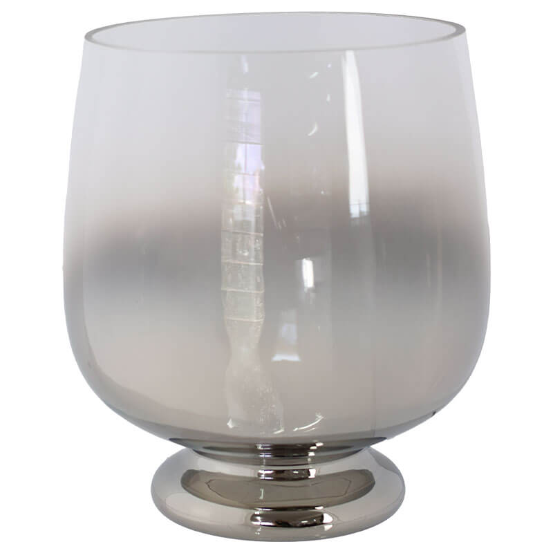 CLEAR/GUNMETAL HURRICANE 25CM