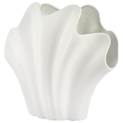 SPREACH MATT WHITE VASE 32CM