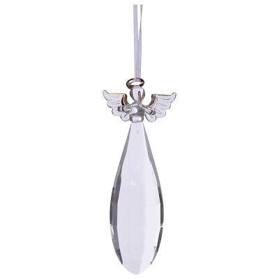 CRYSTAL ANGEL GOLD 15CM