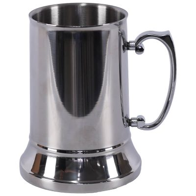 S/STEEL D/WALL BEER MUG 550ML