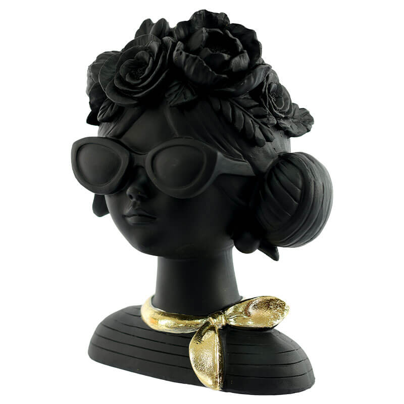 GIRL WITH GOLD SCARF 20X14X12CM - Image 3