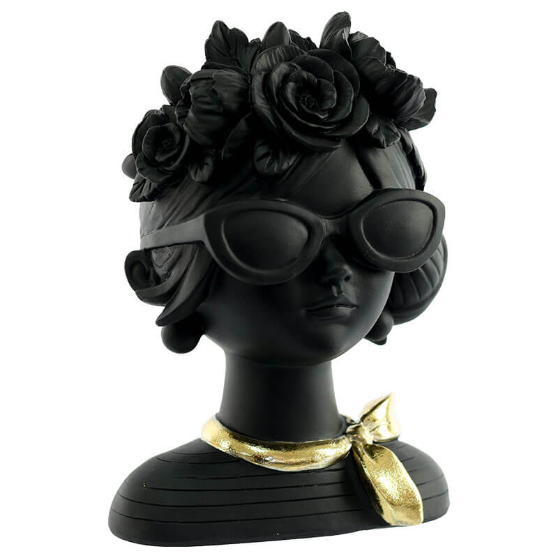 GIRL WITH GOLD SCARF 20X14X12CM - Image 2
