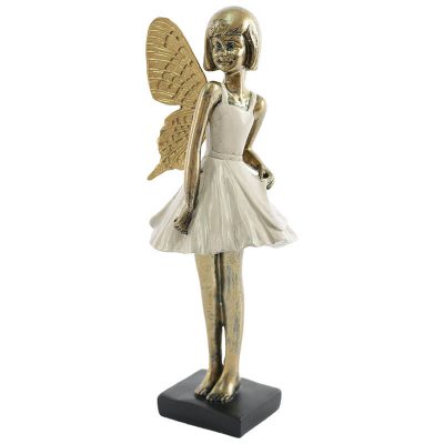 GIRL WITH GOLD WINGS 25CM