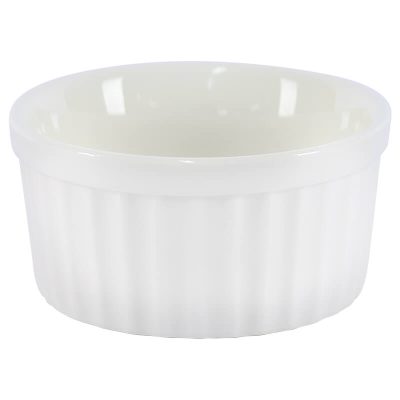 WHITE RAMEKIN 10X5CM 225ML