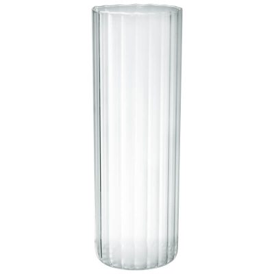 DIVA FLUTED CYLINDER VASE 29X10CM