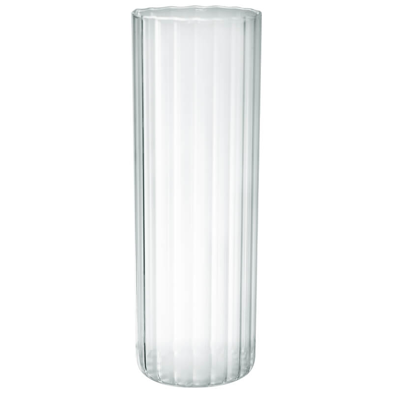 DIVA FLUTED CYLINDER VASE 29X10CM
