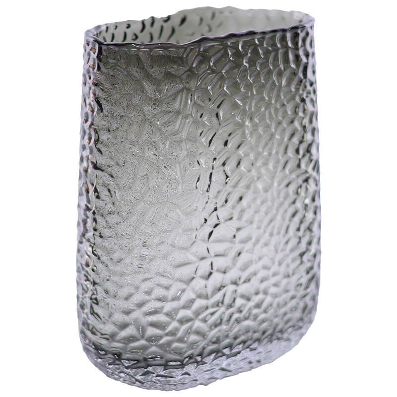GREY STENAR VASE 20CM - Image 2
