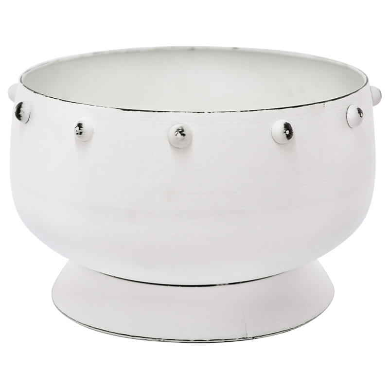 BOLAE VASE WHITE 36X22CM