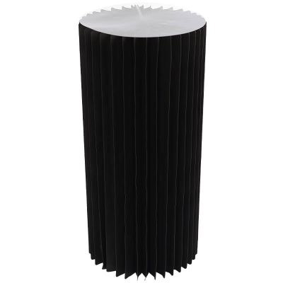 BLACK DISPLAY STAND 80X40CM