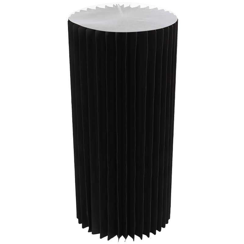 BLACK DISPLAY STAND 80X40CM