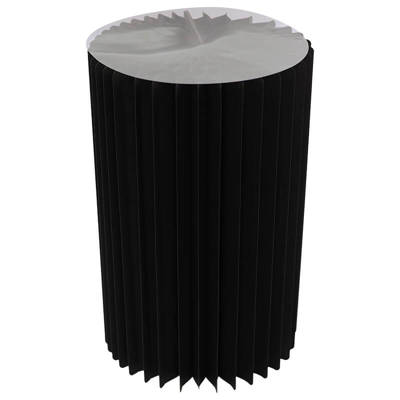 BLACK DISPLAY STAND 60X40CM