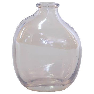 AMBER ORGANIC POSY VASE 11CM