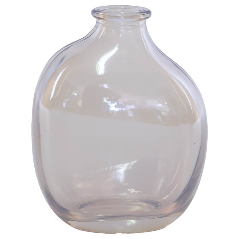 AMBER ORGANIC POSY VASE 11CM
