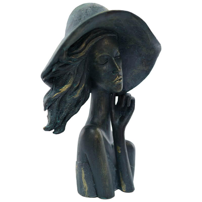 LADY WITH HAT 30X20X14CM - Image 2