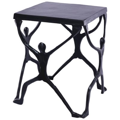 SILHOUETTE TABLE 44X44X45CM BLACK