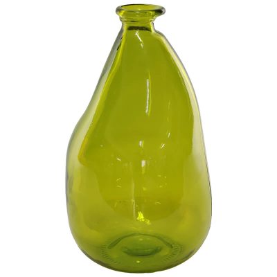 LIME GREEN VASE 36CM