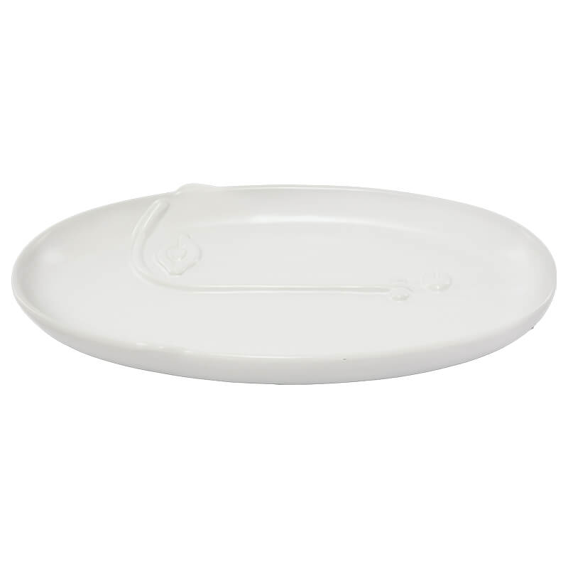 PEPA DECOR PLATE MATT WHITE 36X21 - Image 2