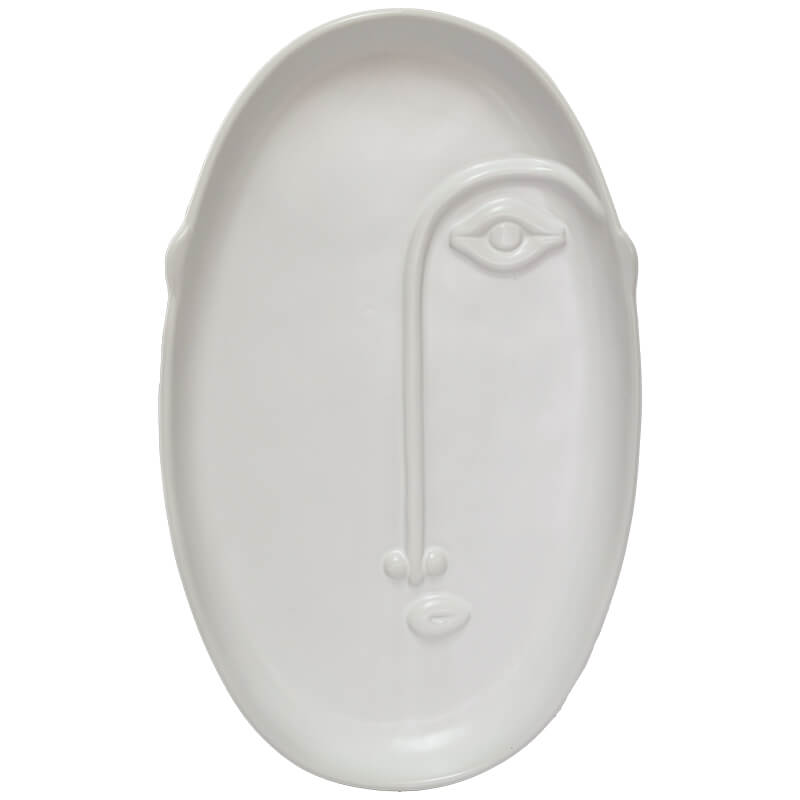 PEPA DECOR PLATE MATT WHITE 36X21
