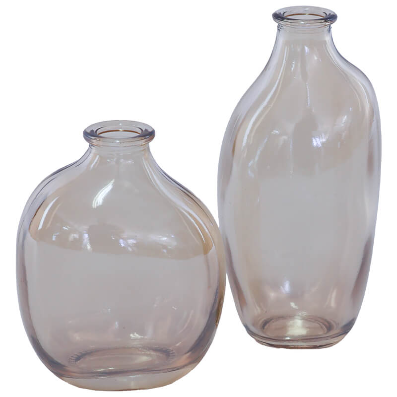 AMBER ORGANIC POSY VASE 11CM - Image 2