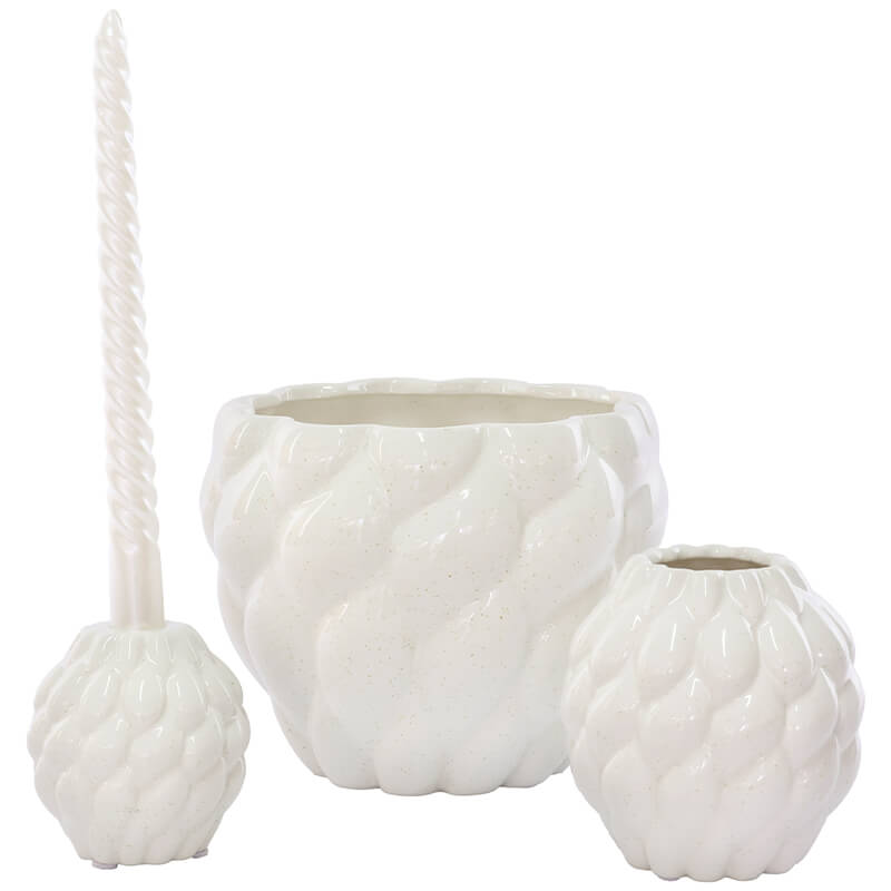BIALY WHITE POT 17X20CM - Image 2