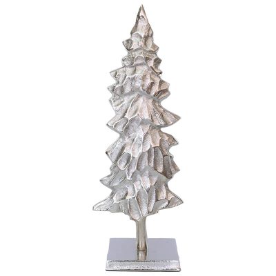 DECOR PINE TREE ROUGH NICKEL 44CM