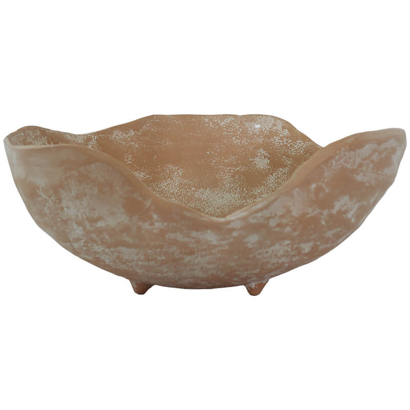 SAFARI DECOR BOWL TERRA WHITE 27X - Image 3