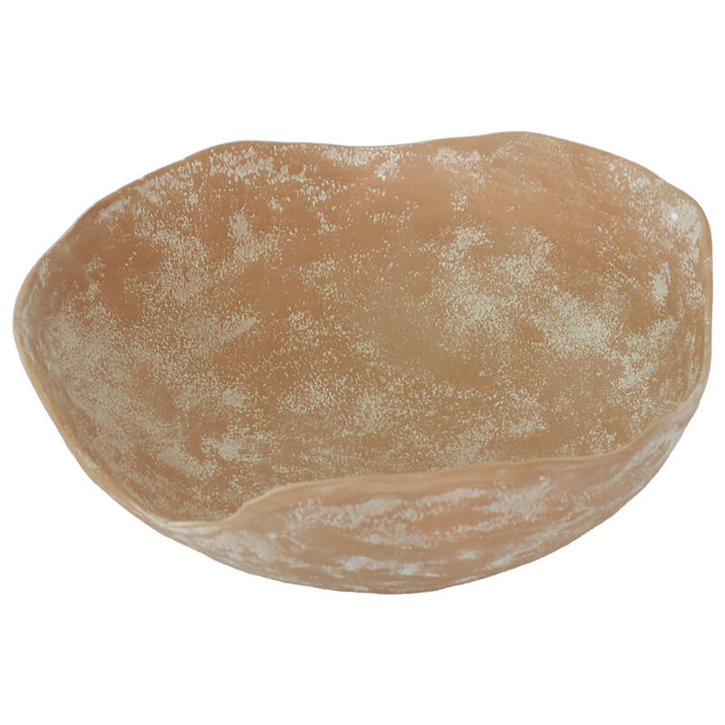 SAFARI DECOR BOWL TERRA WHITE 27X - Image 2