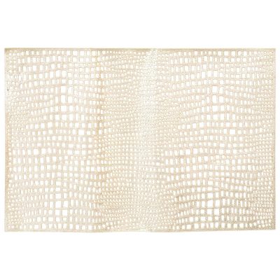 GOLD RECT PLACEMAT 45 X 30CM